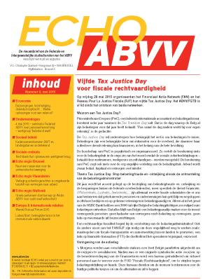 Echo ABVV nr. 5 - 2015