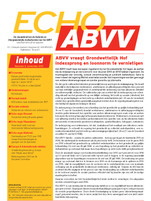 Echo ABVV nr. 9 - 2015