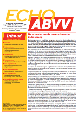 Echo ABVV nr. 3 - 2015