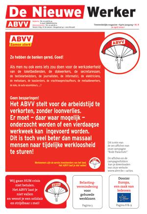 Vakbond ABVV | De Nieuwe Werker nr. 8